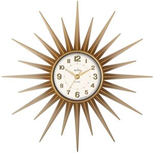 Acctim Stella Wall Clock - Gold - 43cm - Retro Star Design Acctim Stella Wall Clock - Gold - 43cm - Retro Star Design