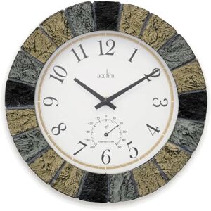 Acctim Bowfell Indoor/Outdoor Thermometer Analogue Wall Clock - Wall Clock Acctim Bowfell Indoor/Outdoor Thermometer Analogue Wall Clock - Wall Clock