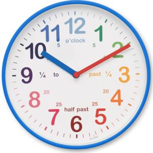 Acctim Wickford Childrens Time Teacher Wall Clock Blue - Wall Clock Acctim Wickford Childrens Time Teacher Wall Clock Blue - Wall Clock