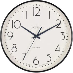 Acctim Earl Black Sweep Wall Clock - Wall Clock Acctim Earl Black Sweep Wall Clock - Wall Clock