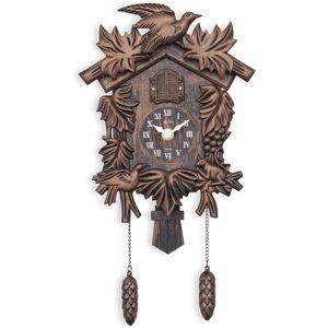 Acctim Hamburg Bronze Cuckoo Wall Clock - Antique Acctim Hamburg Bronze Cuckoo Wall Clock - Antique