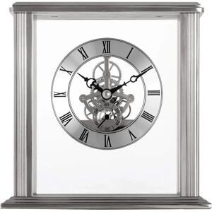 Acctim Vermont Skeleton Silver Mantel Clock - Mantel Clock Acctim Vermont Skeleton Silver Mantel Clock - Mantel Clock