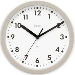 Acctim Nardo Radio Controlled Wall Clock - 200mm Grey Acctim Nardo Radio Controlled Wall Clock - 200mm Grey
