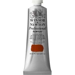 Winsor & Newton Professional Acrylic Paint 60ml - Red Iron Oxide - Art Acrylics Winsor & Newton Professional Acrylic Paint 60ml - Red Iron Oxide - Art Acrylics