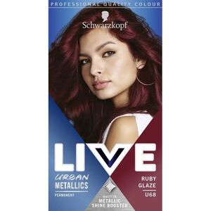 Schwarzkopf U68 Ruby Glaze - Hair Dye - Urban Metallics Schwarzkopf U68 Ruby Glaze - Hair Dye - Urban Metallics