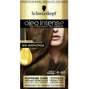 Schwarzkopf Oleo Intense 4-60 Gold Brown No Ammonia Permanent Oil Colour - Hair Color Schwarzkopf Oleo Intense 4-60 Gold Brown No Ammonia Permanent Oil Colour - Hair Color