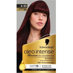Schwarzkopf Oleo Intense Burgundy Red Hair Dye - Permanent, 100% Grey Coverage Schwarzkopf Oleo Intense Burgundy Red Hair Dye - Permanent, 100% Grey Coverage