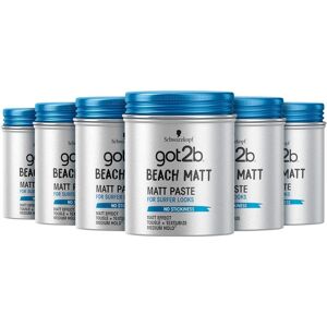 Schwarzkopf Got2b Beach Matt Surfer Look Paste - Hair Styling Paste Schwarzkopf Got2b Beach Matt Surfer Look Paste - Hair Styling Paste