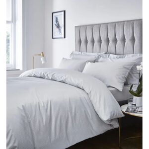 Catherine Lansfield Grey Satin Stripe Duvet Set - Duvet Set Catherine Lansfield Grey Satin Stripe Duvet Set - Duvet Set
