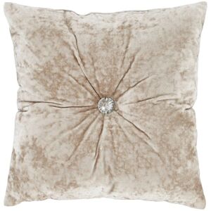 Catherine Lansfield Natural Cream Crushed Velvet Cushion - Cushion Catherine Lansfield Natural Cream Crushed Velvet Cushion - Cushion