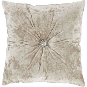 Catherine Lansfield Natural Cream Crushed Velvet Cushion - Cushion Catherine Lansfield Natural Cream Crushed Velvet Cushion - Cushion
