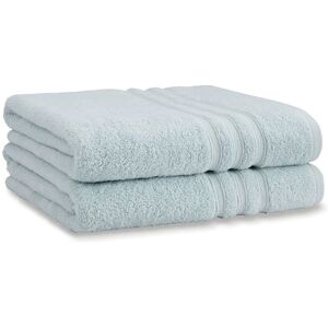 Catherine Lansfield Duck Egg Zero Twist 2-Piece Bath Sheet Set Catherine Lansfield Duck Egg Zero Twist 2-Piece Bath Sheet Set