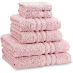 Catherine Lansfield Zero Twist Pink 6 Piece Towel Bale - Towels Catherine Lansfield Zero Twist Pink 6 Piece Towel Bale - Towels