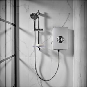 Triton Aspirante Electric Shower - Brushed Steel, 9.5kW, 5 Spray - Electric Shower Triton Aspirante Electric Shower - Brushed Steel, 9.5kW, 5 Spray - Electric Shower