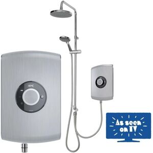 Triton - Amore Duelec 9.5kW - Brushed Steel - Shower Triton - Amore Duelec 9.5kW - Brushed Steel - Shower