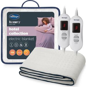 Silentnight Luxury hotel Collection Electric Blanket - Double - White - Electric blanket Silentnight Luxury hotel Collection Electric Blanket - Double - White - Electric blanket