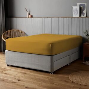 Silentnight - Supersoft Easy Care - King - Ochre - Fitted Sheet Silentnight - Supersoft Easy Care - King - Ochre - Fitted Sheet