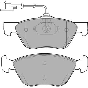 Delphi LP1587 Brake Pads - Vented Disc, Alfa Romeo 145-156 Gt Gtv Delphi LP1587 Brake Pads - Vented Disc, Alfa Romeo 145-156 Gt Gtv