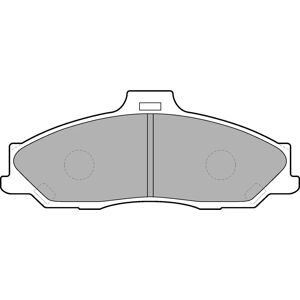 Delphi LP1555 Brake Pads - Brake System Delphi LP1555 Brake Pads - Brake System