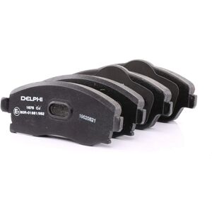Delphi LP1676 Brake Pads - Front Axle, Anti-squeak, Low-Metallic Delphi LP1676 Brake Pads - Front Axle, Anti-squeak, Low-Metallic