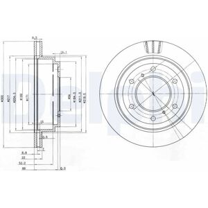 DELPHI BG3813 Vented Brake Disc - Brake Disc DELPHI BG3813 Vented Brake Disc - Brake Disc