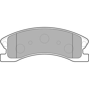 Delphi LP1906 Brake Pads - Disc Brake, Wear Indicator, Jeep Compatible Delphi LP1906 Brake Pads - Disc Brake, Wear Indicator, Jeep Compatible