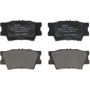 Delphi LP2004 Brake Pads - Front/Rear, Low-Metallic, No Accessories Delphi LP2004 Brake Pads - Front/Rear, Low-Metallic, No Accessories