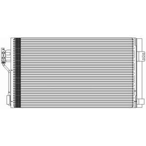 Delphi TSP0225611 - Ilmastointikondenseri kuivaajalla Delphi TSP0225611 - Ilmastointikondenseri kuivaajalla