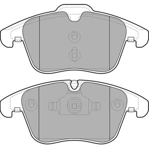 Delphi Jaguar Brake Pads Set - S-type, XF, XJ, XK Delphi Jaguar Brake Pads Set - S-type, XF, XJ, XK
