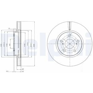 DELPHI BG4139C - Jarrulevy - Ilmastoitu, 28mm, 296mm DELPHI BG4139C - Jarrulevy - Ilmastoitu, 28mm, 296mm