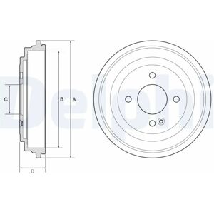 DELPHI BF633 Jarrupatja - 4 reijät, 245mm halkaisija, keskitys 62,5mm DELPHI BF633 Jarrupatja - 4 reijät, 245mm halkaisija, keskitys 62,5mm