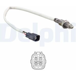 DELPHI ES21243-12B1 Lämpöeristetty tasomainen happianturi - Happianturisensor DELPHI ES21243-12B1 Lämpöeristetty tasomainen happianturi - Happianturisensor