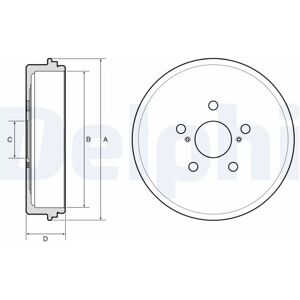 DELPHI BF654 Jarrupatja - OEM TOYOTA 42431K0040 DELPHI BF654 Jarrupatja - OEM TOYOTA 42431K0040