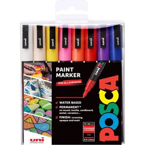 POSCA Fine Paint Marker PC-3M - Paint Marker - 16 Colors POSCA Fine Paint Marker PC-3M - Paint Marker - 16 Colors
