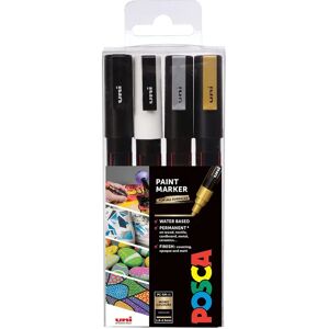 Posca PC-3M Fine Bullet Tip Multi-Surface Paint Markers - Assorted Colors Posca PC-3M Fine Bullet Tip Multi-Surface Paint Markers - Assorted Colors
