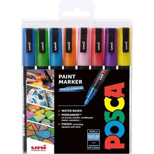 Posca PC-3M Sparkling Paint Markers - Multi-Surface, 8 Pack Posca PC-3M Sparkling Paint Markers - Multi-Surface, 8 Pack