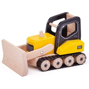 Bulldozer en bois Tidlo - Jouet avec lame mobile et chenilles - Publicité Bulldozer en bois Tidlo - Jouet avec lame mobile et chenilles - Publicité