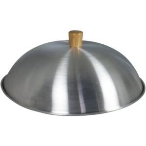 Swift Spice Aluminium Dome Wok Lid - 32cm - Wok Cover Swift Spice Aluminium Dome Wok Lid - 32cm - Wok Cover