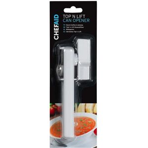 Chef Aid 10E07428 Wit Plastic Ambidexter Blikopener Chef Aid 10E07428 Wit Plastic Ambidexter Blikopener