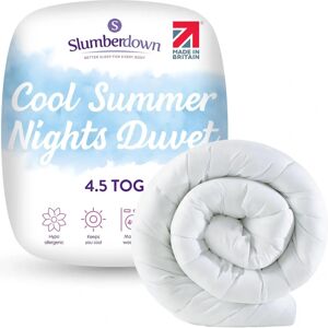 Slumberdown White King 4.5 Tog Summer Duvet Slumberdown White King 4.5 Tog Summer Duvet