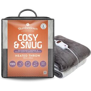 Slumberdown Slumberdown Cosy & Snug Sherpa Fleece Electric Blanket Heated Throw - Electric Blanket Slumberdown Slumberdown Cosy & Snug Sherpa Fleece Electric Blanket Heated Throw - Electric Blanket