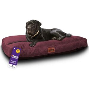 Slumberdown Extra Large Burgundy Paws for Slumber Pet Bed - Pet Bed Slumberdown Extra Large Burgundy Paws for Slumber Pet Bed - Pet Bed