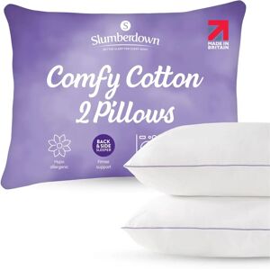 Slumberdown Comfy Cotton Pillow - Set of 2 Pillows Slumberdown Comfy Cotton Pillow - Set of 2 Pillows