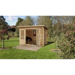 Forest Garden Harwood 3m x 2m Log Cabin - Weatherproof, FSC, 28mm Forest Garden Harwood 3m x 2m Log Cabin - Weatherproof, FSC, 28mm