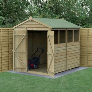 Forest Garden - 8x6 Double Door Apex - 4 Windows - Shed Forest Garden - 8x6 Double Door Apex - 4 Windows - Shed