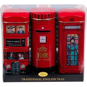English Teas Heritage Post Box Traditional Tea Triple Tin Gift Pack - Tea Gift Set English Teas Heritage Post Box Traditional Tea Triple Tin Gift Pack - Tea Gift Set