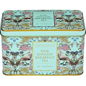 English Teas Song Thrush Mint Tea Tin - English Breakfast - Reusable English Teas Song Thrush Mint Tea Tin - English Breakfast - Reusable