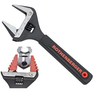 Rothenberger 10 - 250mm 50mm Adjustable Wide Jaw Wrench - Wrench Rothenberger 10 - 250mm 50mm Adjustable Wide Jaw Wrench - Wrench
