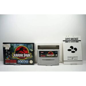 Jurassic Park - Super Nintendo - PAL - Neuf et Scellé - Jeu vidéo - Publicité Jurassic Park - Super Nintendo - PAL - Neuf et Scellé - Jeu vidéo - Publicité