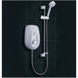Mira Mira Vie White & Chrome 8.5kW Electric Shower - Electric Shower Mira Mira Vie White & Chrome 8.5kW Electric Shower - Electric Shower